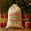 PERSONALISED Merry Christmas Name - Christmas Santa Sack