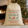 PERSONALISED Special Delivery for Name North Pole - Christmas Santa Sack