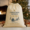 PERSONALISED Christmas Wishes - Christmas Santa Sack