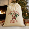 PERSONALISED Merry Christmas Deliver To - Christmas Santa Sack