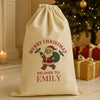PERSONALISED Merry Christmas Deliver To - Christmas Santa Sack