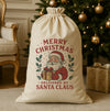 PERSONALISED Merry Christmas Delivered By Santa Claus - Christmas Santa Sack