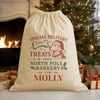 PERSONALISED Special Delivery Treats - Christmas Dog Santa Sack