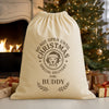 PERSONALISED Do Not Open Until Christmas - Christmas Dog Santa Sack