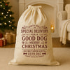 Special Delivery For A Good Dog - Christmas Dog Santa Sack