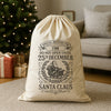PERSONALISED Do Not Open Until 25th December - Christmas Santa Sack
