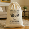 PERSONALISED North Pole Post Overnight Delivery - Christmas Santa Sack