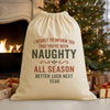 I Regret To Inform You - Christmas Santa Sack