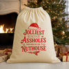 Holliest Bunch Of Assholes - Christmas Santa Sack