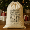 Merry Christmas Lets Get Jolly - Christmas Santa Sack