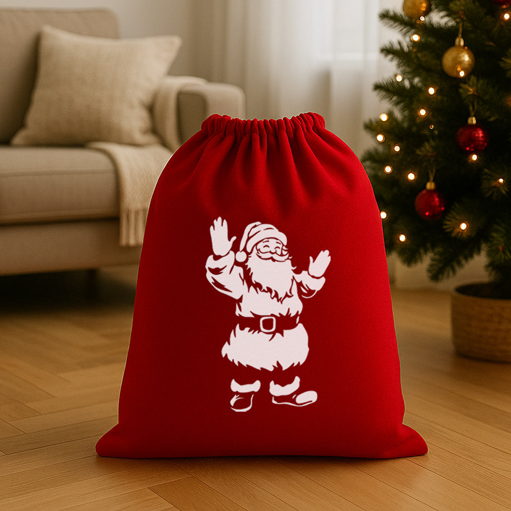 Santa Silhouette - Christmas Santa Sack