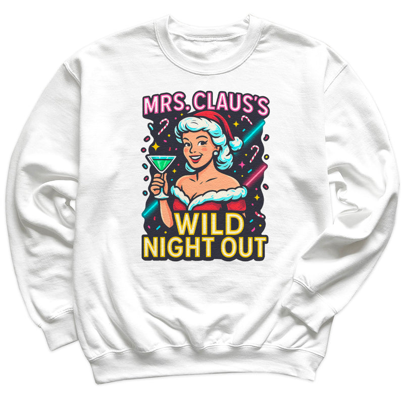 Mrs Claus's Wild Night Out - Christmas Jumper Sweatshirt - All Sizes