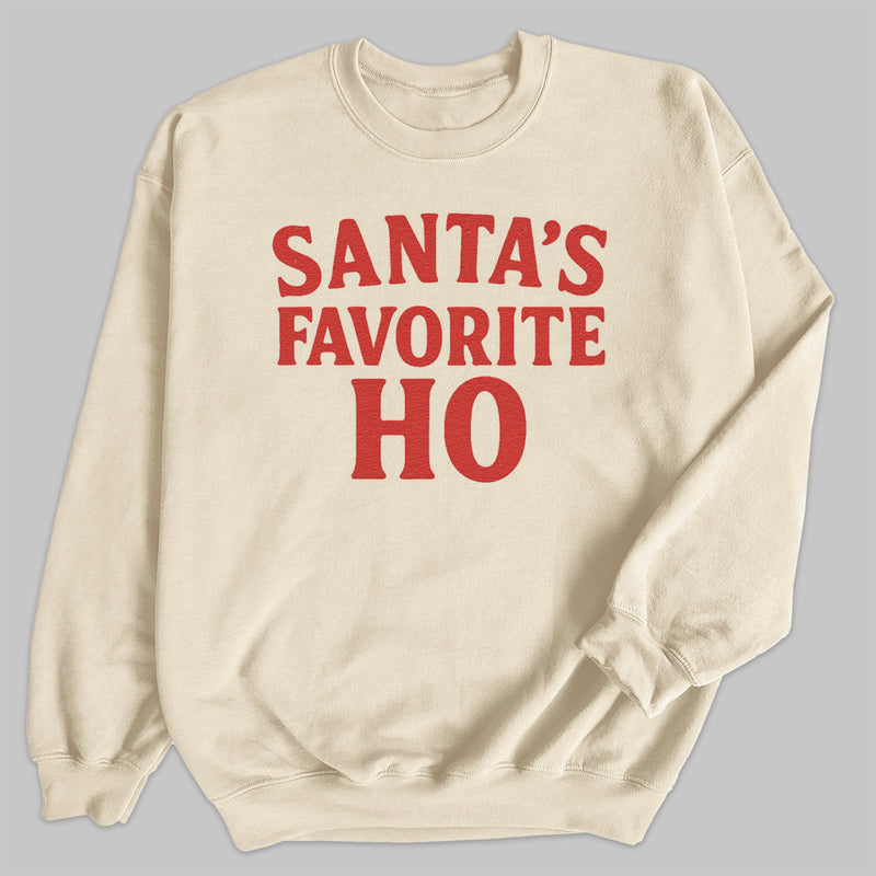 Santa Favorite Ho - Christmas Jumper Sweatshirt - All Sizes