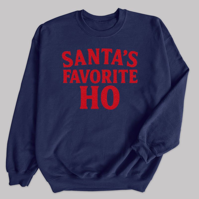 Santa Favorite Ho - Christmas Jumper Sweatshirt - All Sizes