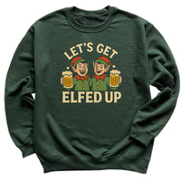 Let's Get Elfed Up - Christmas Jumper Sweatshirt - All Sizes