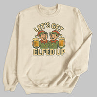 Let's Get Elfed Up - Christmas Jumper Sweatshirt - All Sizes