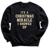 It's A Christmas Miracle - Christmas Jumper Sweatshirt - Adult & Kids - All Sizes