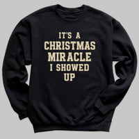 It's A Christmas Miracle - Christmas Jumper Sweatshirt - Adult & Kids - All Sizes