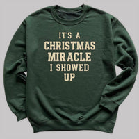 It's A Christmas Miracle - Christmas Jumper Sweatshirt - Adult & Kids - All Sizes