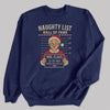 Naughty Hall Of Fame Mrs Claus - Christmas Jumper Sweatshirt - Adult & Kids - All Sizes
