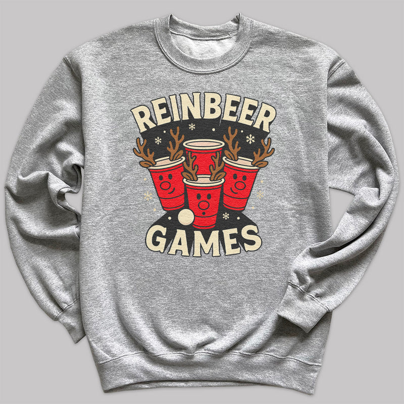 Reinbeer Games - Christmas Jumper Sweatshirt - All Sizes