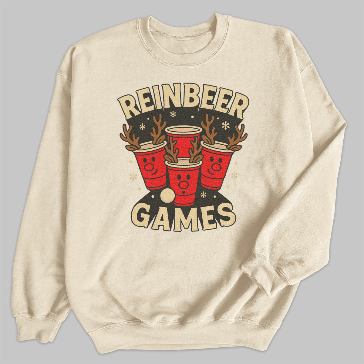 Reinbeer Games - Christmas Jumper Sweatshirt - All Sizes