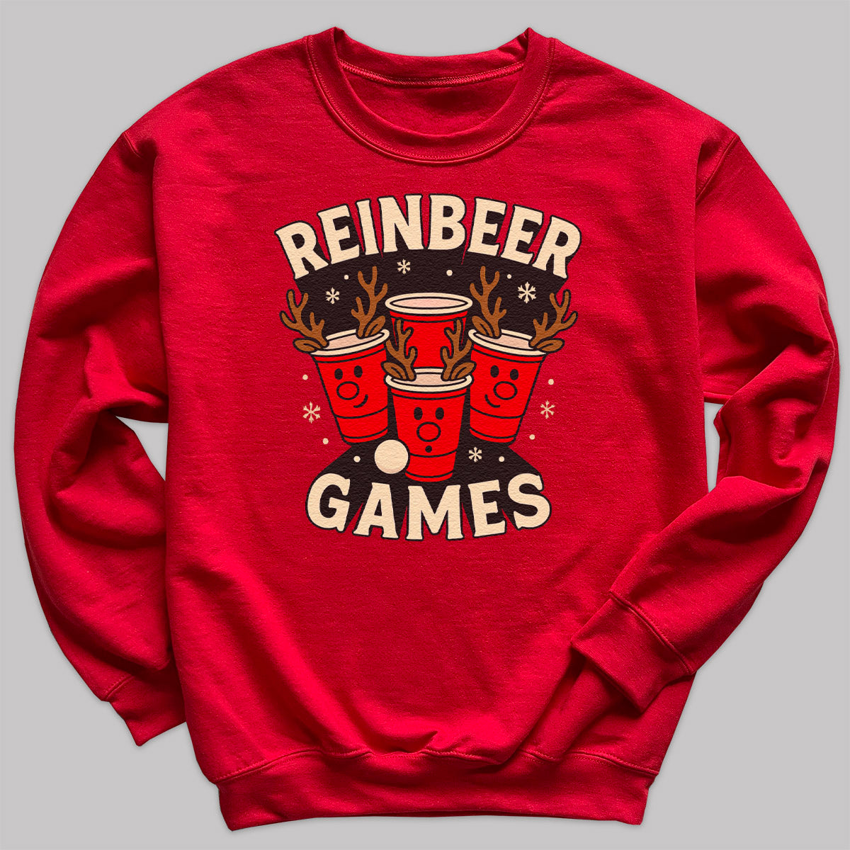 Reinbeer Games - Christmas Jumper Sweatshirt - All Sizes
