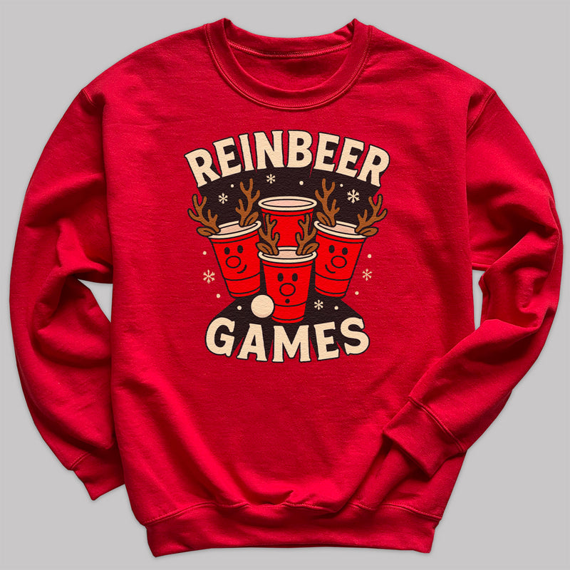 Reinbeer Games - Christmas Jumper Sweatshirt - All Sizes