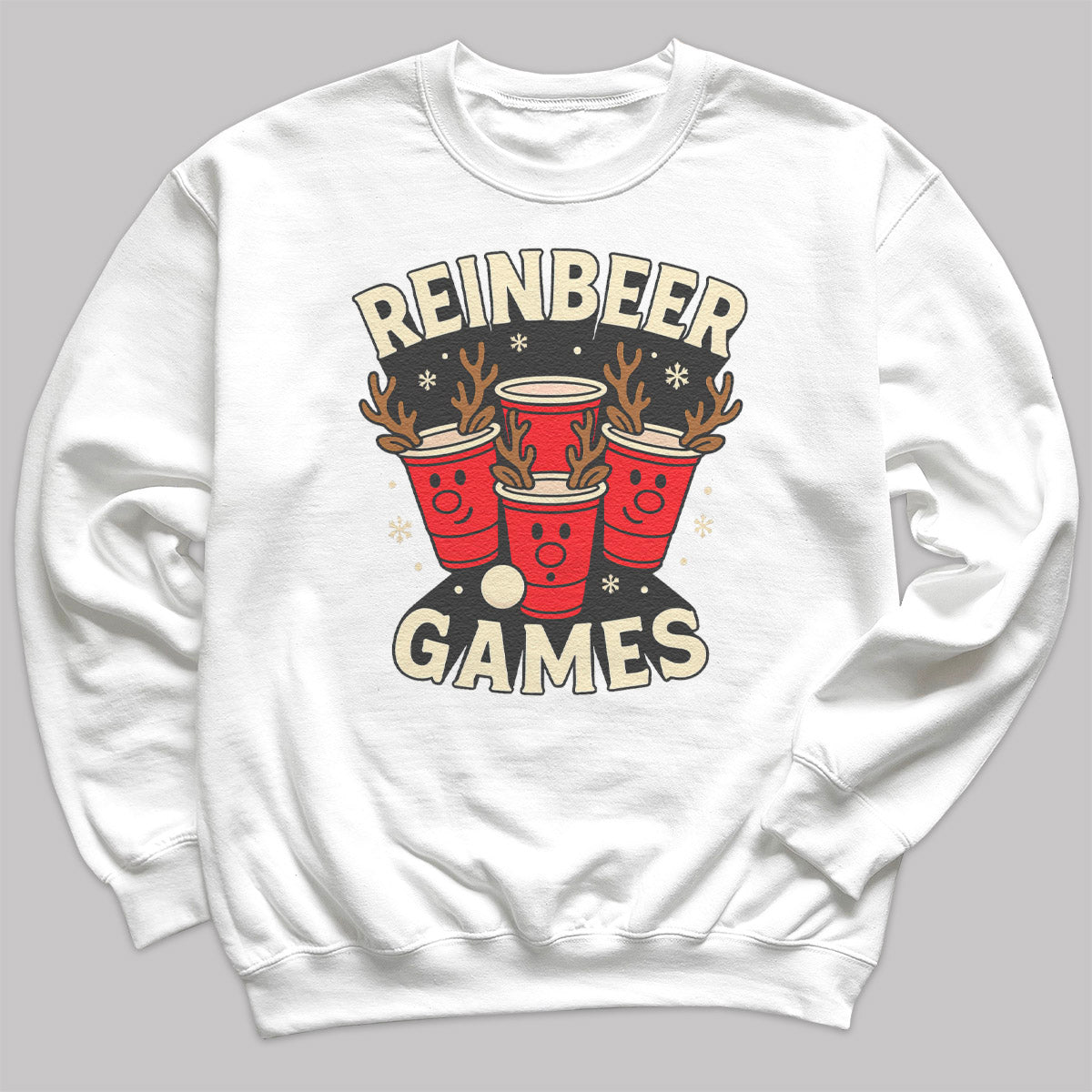 Reinbeer Games - Christmas Jumper Sweatshirt - All Sizes