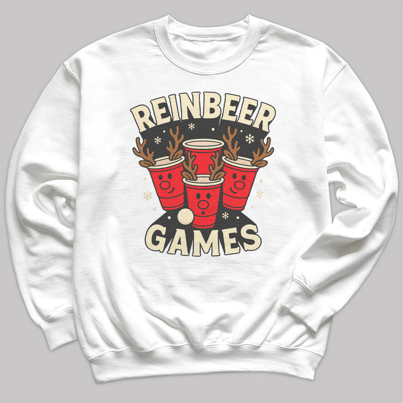 Reinbeer Games - Christmas Jumper Sweatshirt - All Sizes