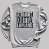 Straight Outta Lapland - Christmas Jumper Sweatshirt - Adult & Kids - All Sizes