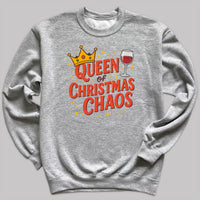 Queen Of Christmas Choas - Christmas Jumper Sweatshirt - All Sizes