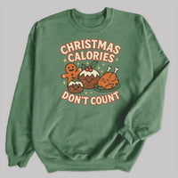 Christmas Calories Don't Count - Christmas Jumper Sweatshirt - All Sizes