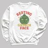 Resting Grinch Face - Christmas Jumper Sweatshirt - Adult & Kids - All Sizes