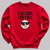 Too Cool For Yule - Christmas Jumper Sweatshirt - Adult & Kids - All Sizes
