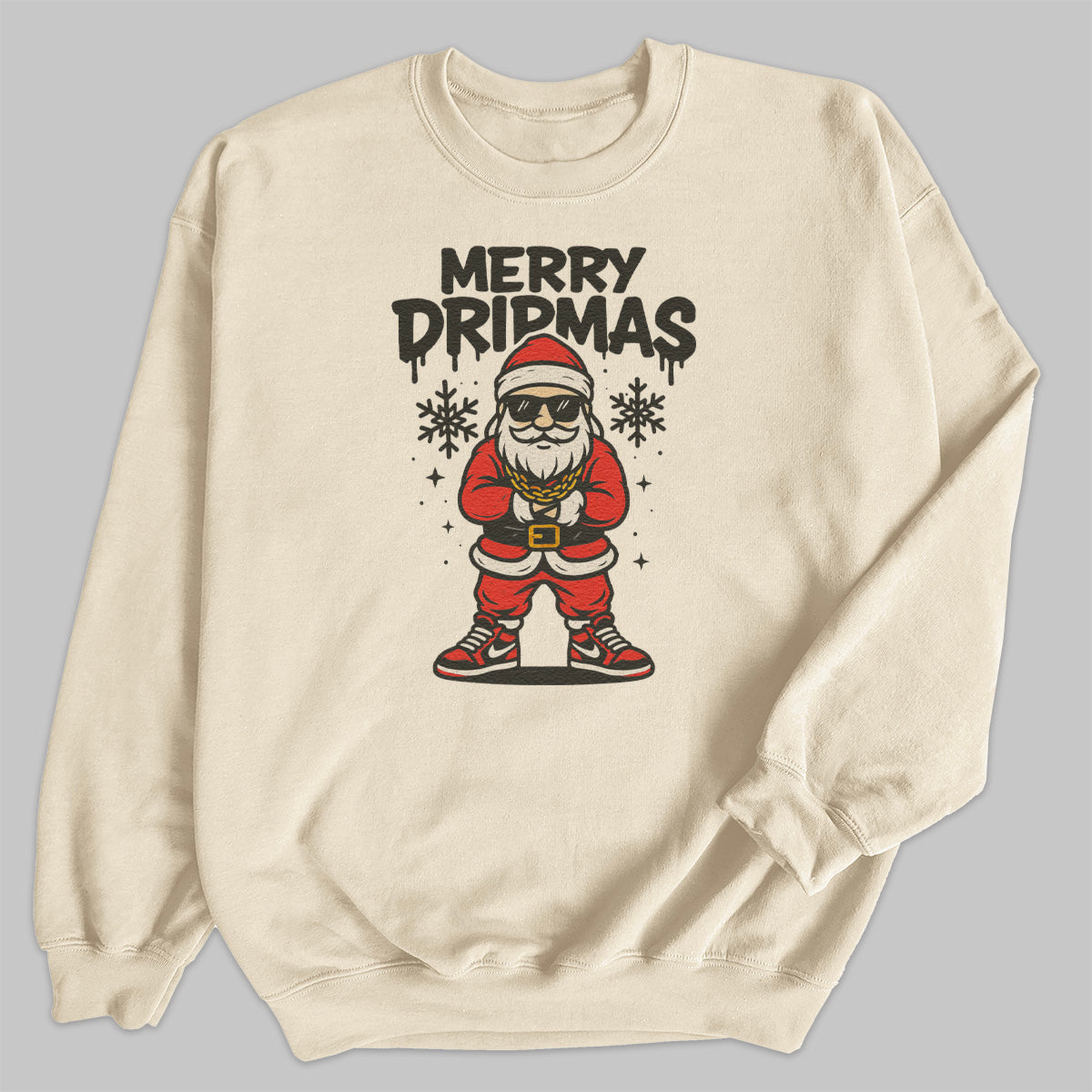 Merry Dripmas - Christmas Jumper Sweatshirt - Adult & Kids - All Sizes