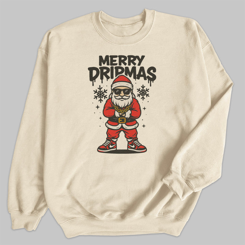 Merry Dripmas - Christmas Jumper Sweatshirt - Adult & Kids - All Sizes