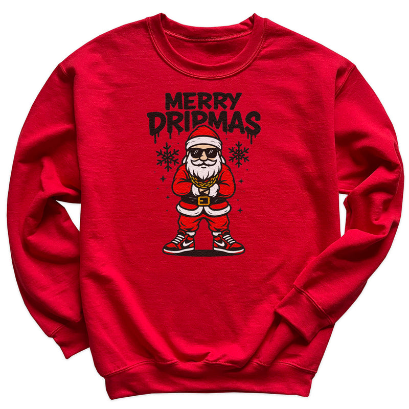 Merry Dripmas - Christmas Jumper Sweatshirt - Adult & Kids - All Sizes