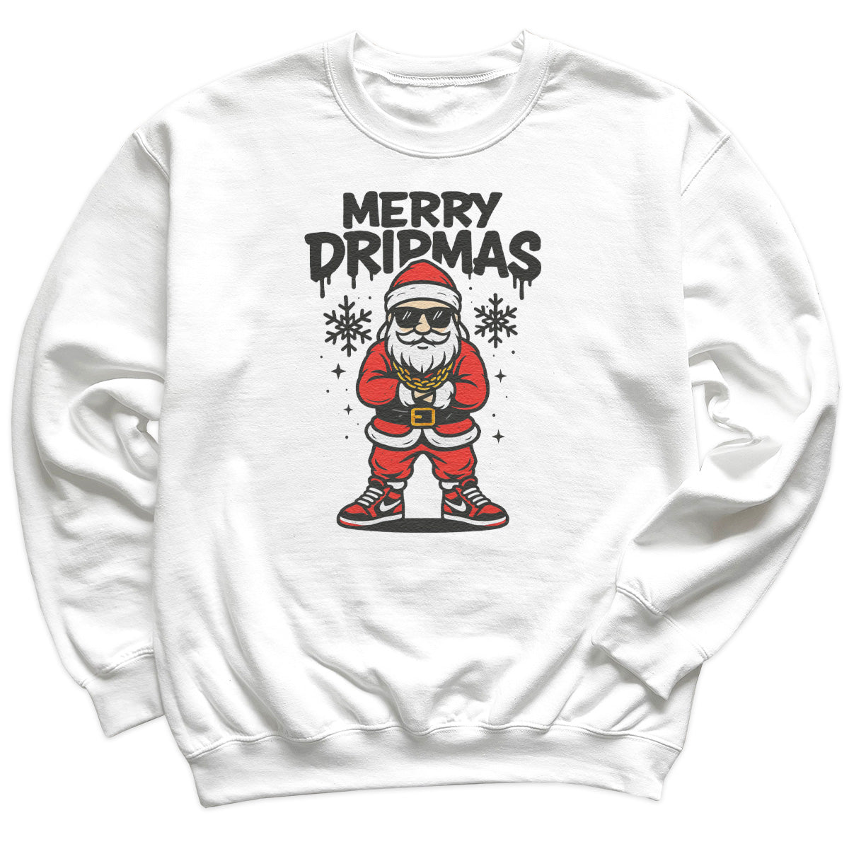 Merry Dripmas - Christmas Jumper Sweatshirt - Adult & Kids - All Sizes