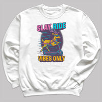 Slay Ride Vibes Only - Christmas Jumper Sweatshirt - All Sizes
