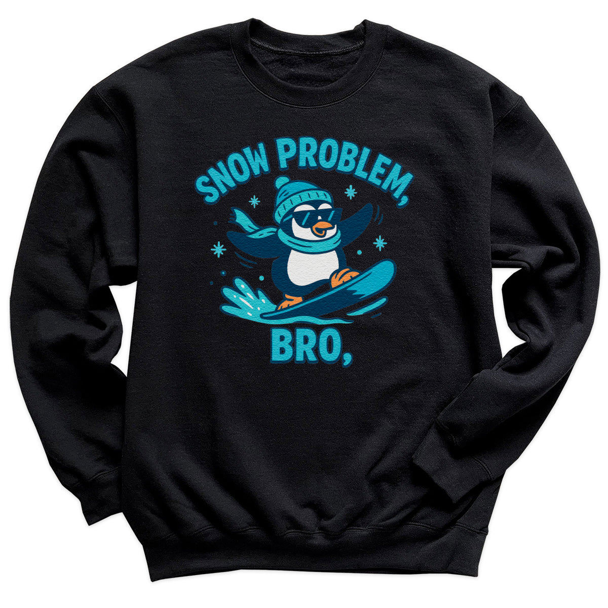 Snow Problem Bro - Christmas Jumper Sweatshirt - Adult & Kids - All Sizes