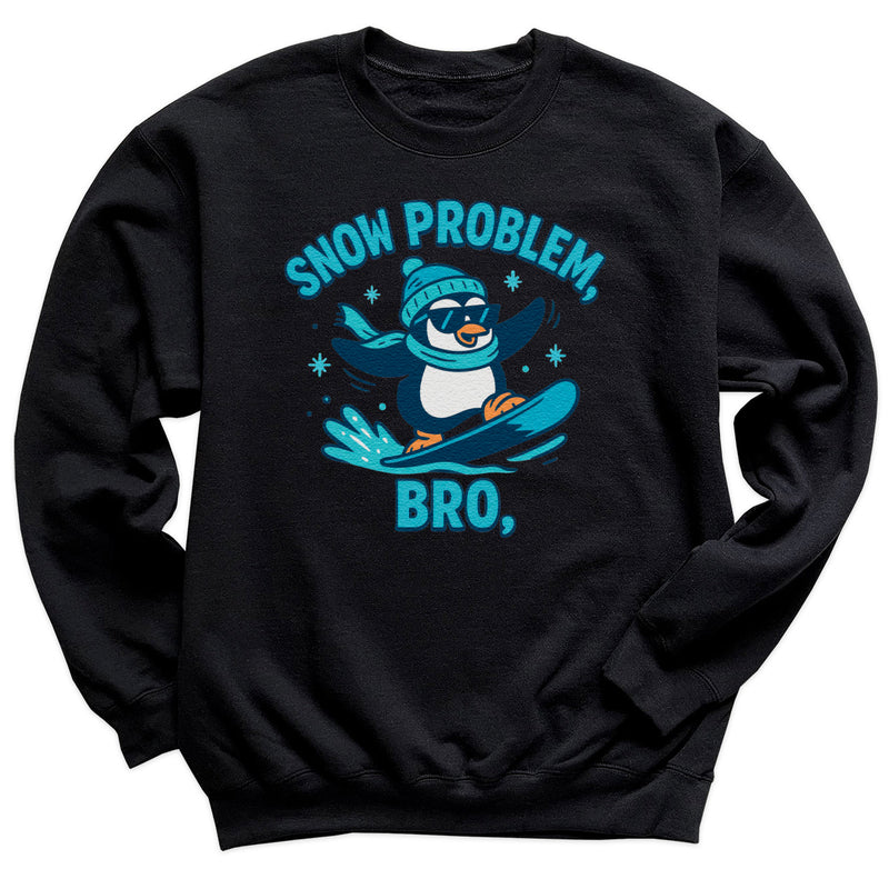 Snow Problem Bro - Christmas Jumper Sweatshirt - Adult & Kids - All Sizes