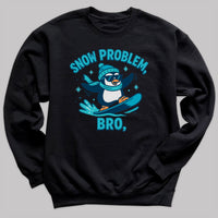 Snow Problem Bro - Christmas Jumper Sweatshirt - Adult & Kids - All Sizes
