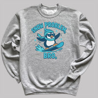 Snow Problem Bro - Christmas Jumper Sweatshirt - Adult & Kids - All Sizes