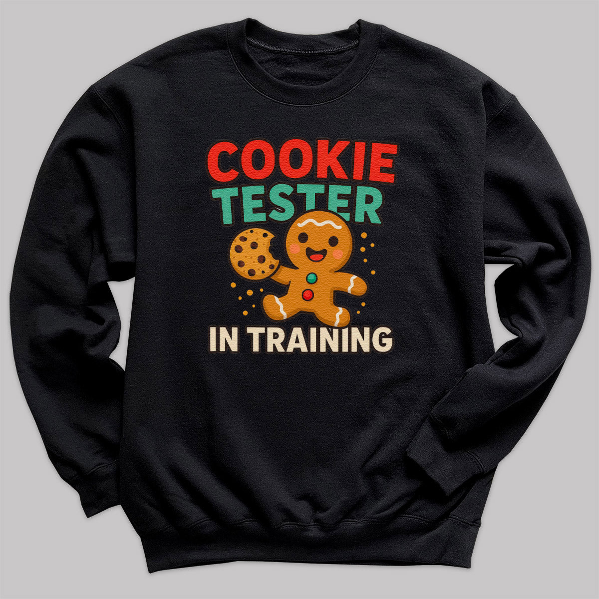 Cookie Tester in Training - Christmas Jumper Sweatshirt - Adult & Kids - All Sizes