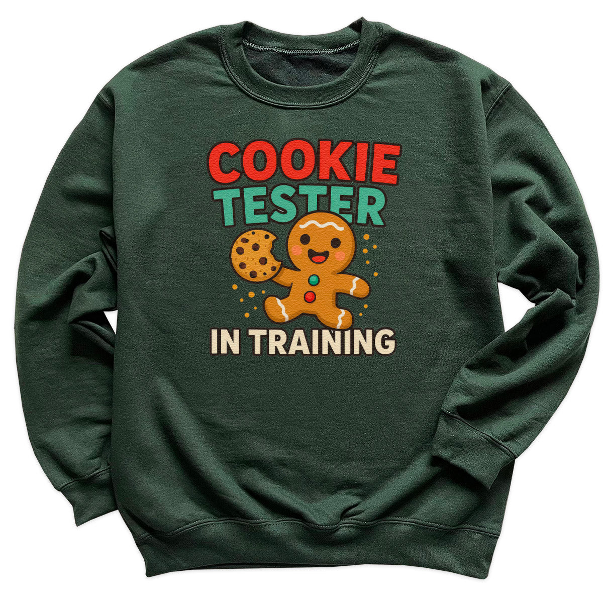 Cookie Tester in Training - Christmas Jumper Sweatshirt - Adult & Kids - All Sizes