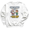 santa Gave Me 100 XP - Christmas Jumper Sweatshirt - Adult & Kids - All Sizes