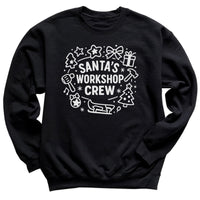 Santa's Workshop Crew - Christmas Jumper Sweatshirt - Adult & Kids - All Sizes