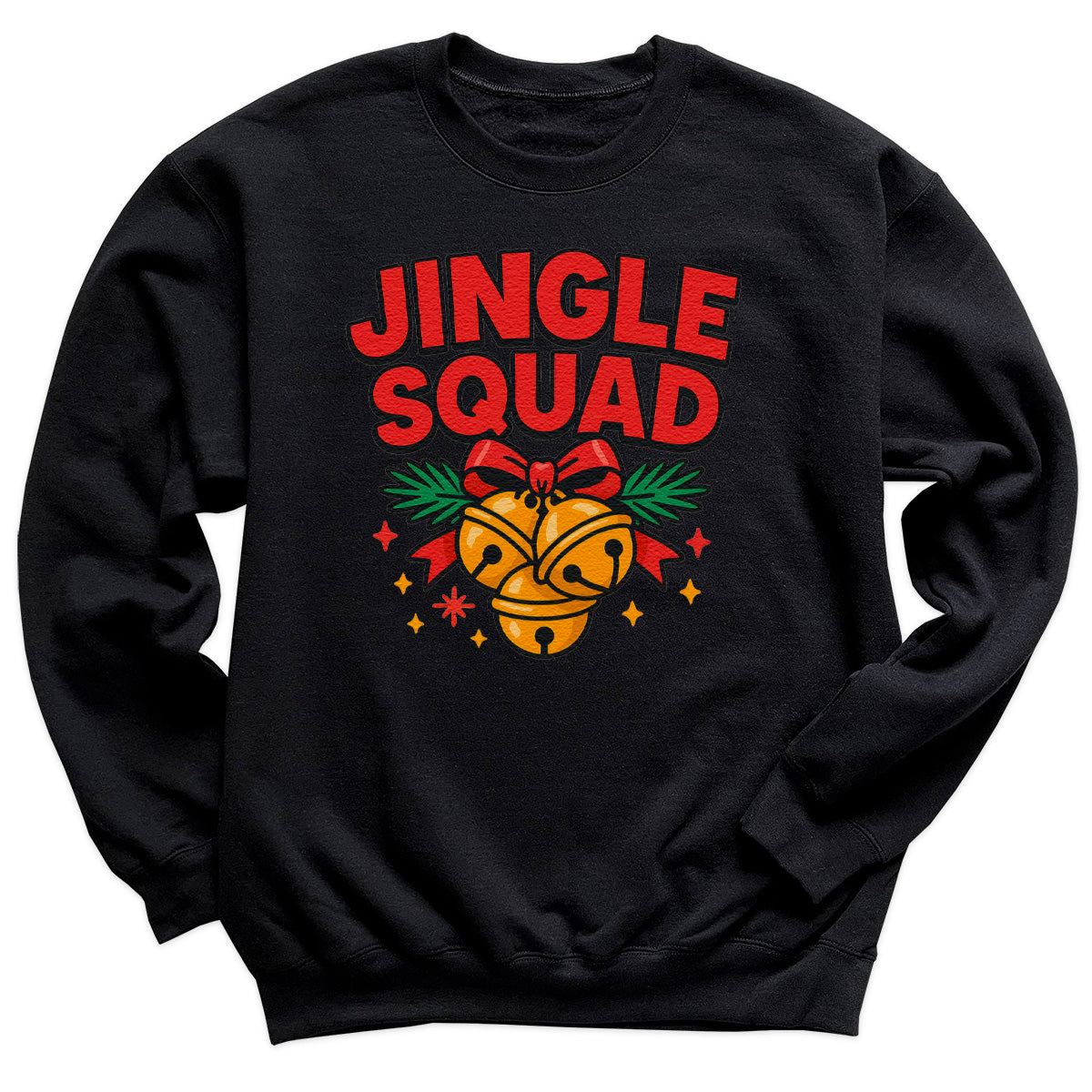 Jingle Squad - Christmas Jumper Sweatshirt - Adult & Kids - All Sizes
