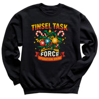 Tinsel Task Force - Christmas Jumper Sweatshirt - Adult & Kids - All Sizes